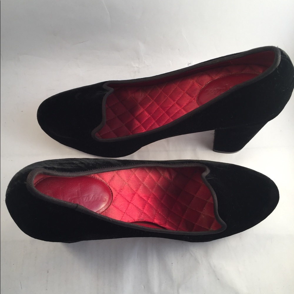 Cole Haan Air Morgan Black Velvet Pumps 10 B - Picture 2 of 8